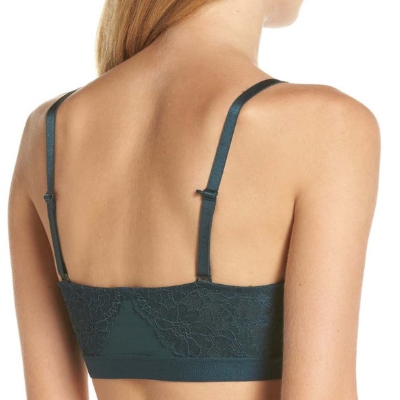 NEW • Spanx • Spotlight on Lace Bralette Malachite - Picture 2 of 6